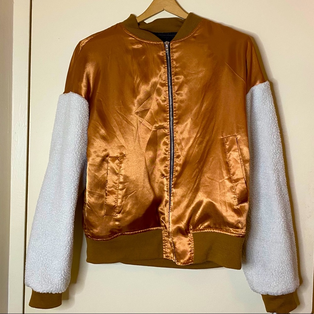 Copper Bomber Jacket - Picture 2 of 4